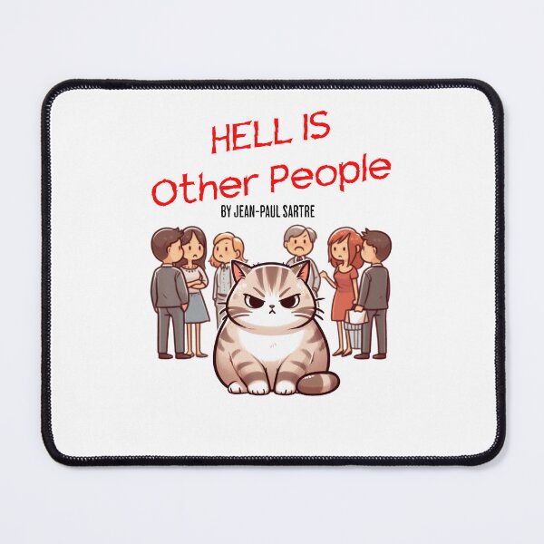 Item preview, hell is other people Cat designed and sold by LemuellTrends.