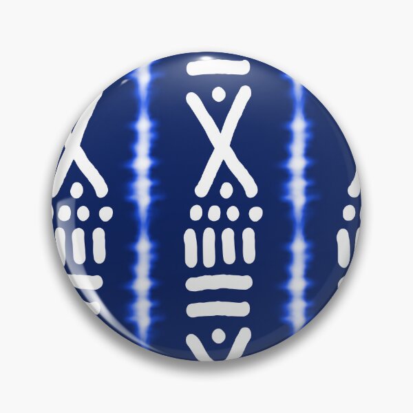 Item preview, Dark Blue African Bogolan Textile Design designed and sold by funkyvibes.