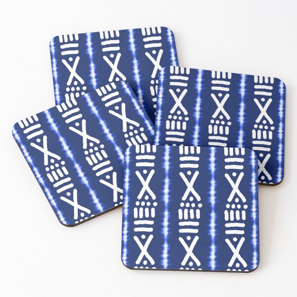 Item preview, Dark Blue African Bogolan Textile Design designed and sold by funkyvibes.
