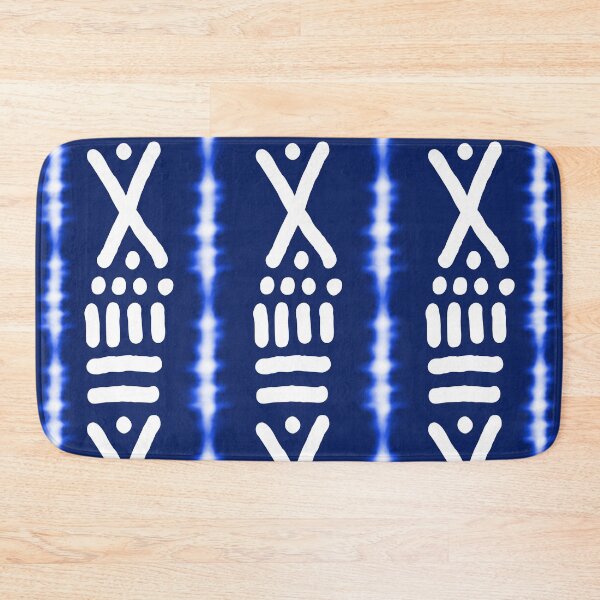 Item preview, Dark Blue African Bogolan Textile Design designed and sold by funkyvibes.