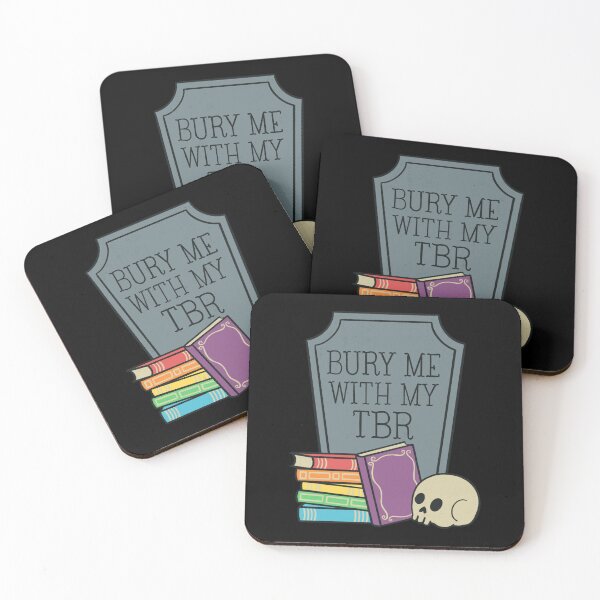 Item preview, Bury Me With My TBR Rainbow designed and sold by DesignsByAND.