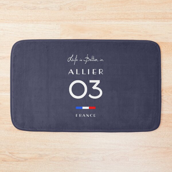 Item preview, Life is better in ALLIER Number 03 Auvergne Rhone France  designed and sold by frenchsalsa.