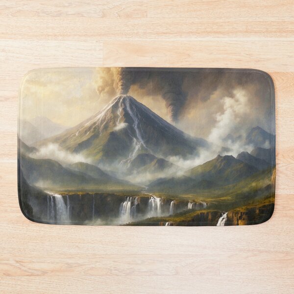 Item preview, Iceland Volcano Calm And Peaceful Nature Landscape designed and sold by SassyArtistry.