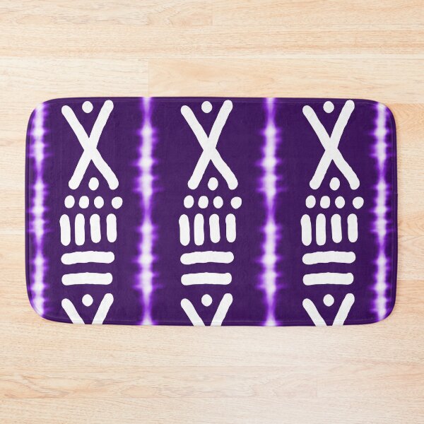 Item preview, Royal Purple African Bogolan Tribal Pattern designed and sold by funkyvibes.