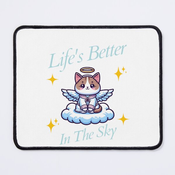 Item preview, Life is better in the sky Cat designed and sold by LemuellTrends.