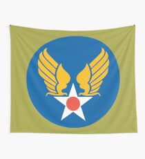 US Army Air Corps Hap Arnold Wings Wall Tapestry