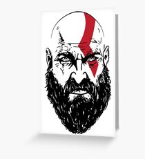 Kratos Greeting Card