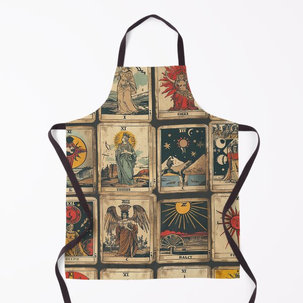 Item preview, Vintage Tarot cards collage collection, witchcore, zodiac, designed and sold by KreativKulture.