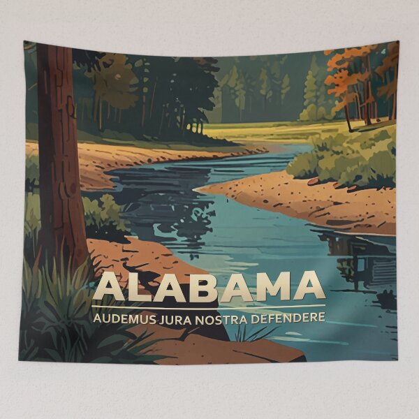Artikelvorschau, Sehenswürdigkeiten Alabama State entworfen und verkauft von Thistle-TShop.