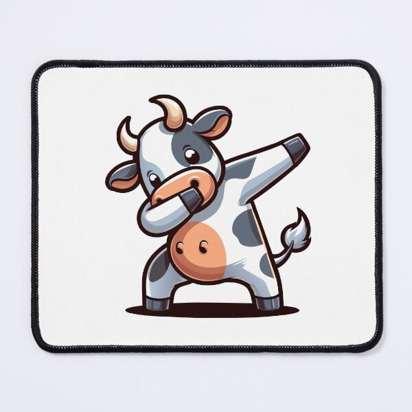 Item preview, Dabbing Cow - Whimsical Farm Animal Dance designed and sold by Designowner.