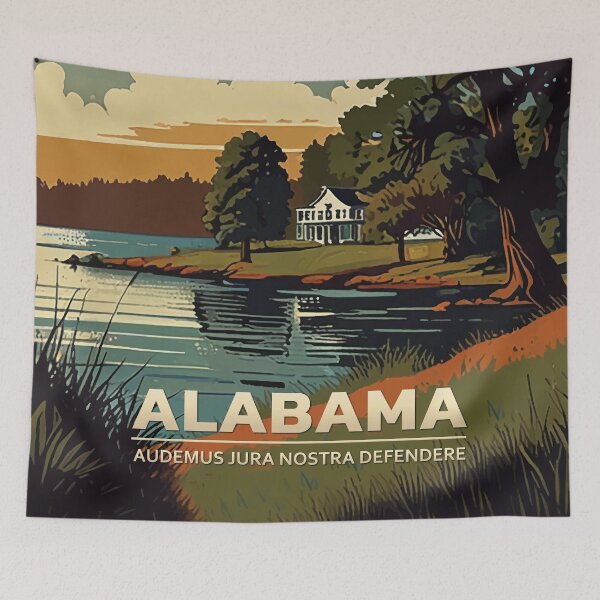 Artikelvorschau, Sehenswürdigkeiten Alabama State entworfen und verkauft von Thistle-TShop.