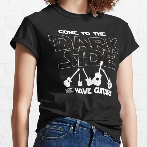 Guitar Lover T-shirt - Come To The Dark Side - Gift For Guitarist Classic T-Shirt