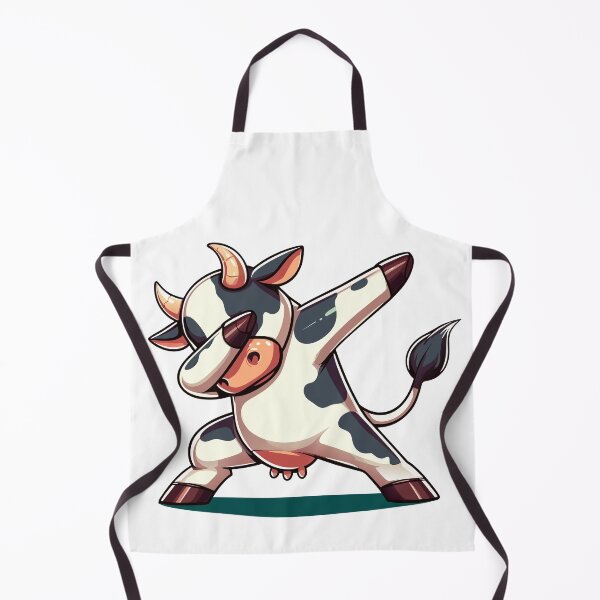 Item preview, Dabbing Cow - Whimsical Farm Animal Dance Art designed and sold by Designowner.