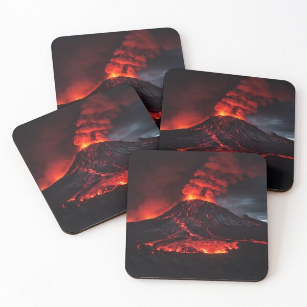 Item preview, Iceland Volcano On Fire Lava designed and sold by SassyArtistry.