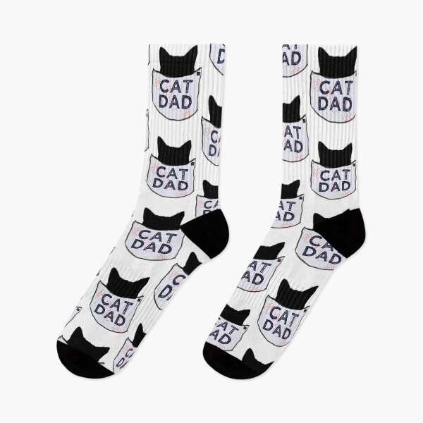 Item preview, Bolsillos de diseñador: papá gato designed and sold by Twisted Doodles.