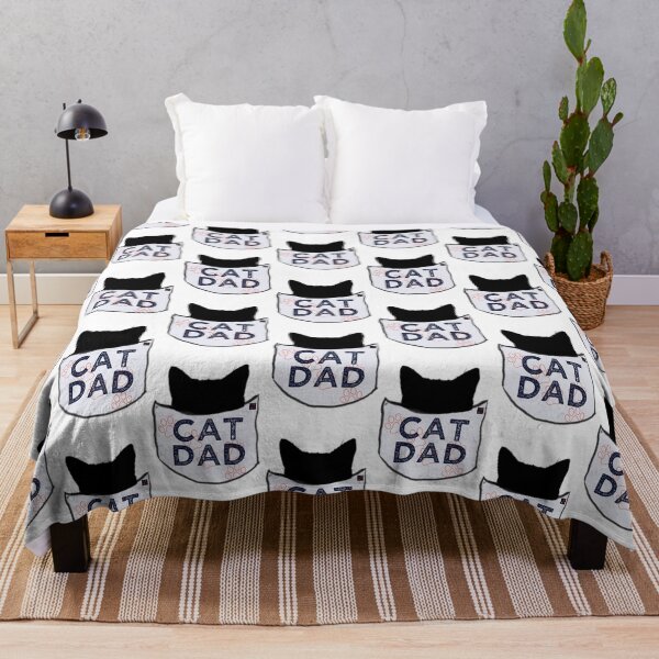 Item preview, Bolsillos de diseñador: papá gato designed and sold by Twisted Doodles.