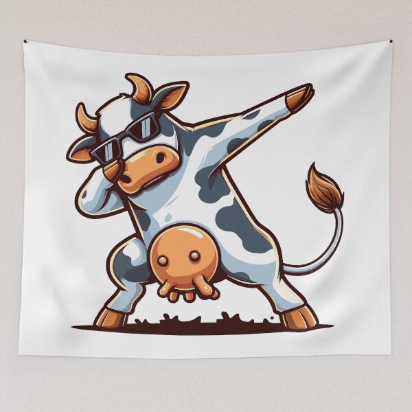 Item preview, Dabbing Dairy Cow designed and sold by Designowner.