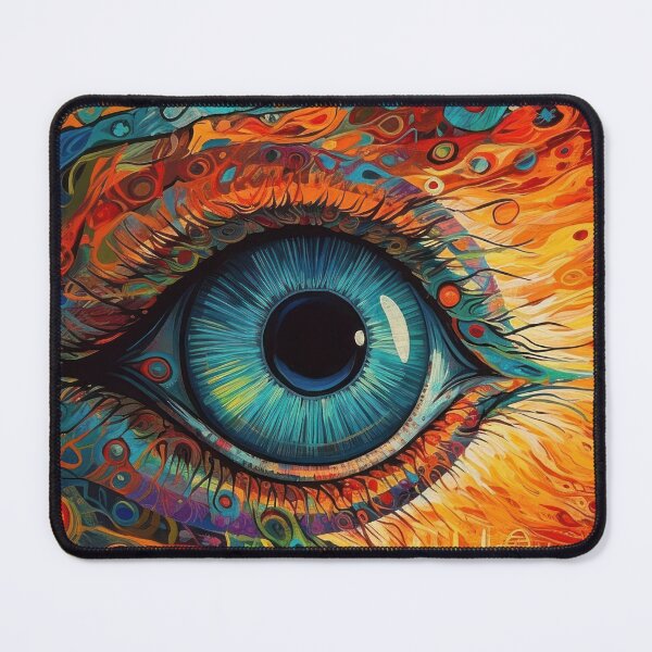 Item preview, Psychedelic Abstract Eye designed and sold by NeoNebulaArt.