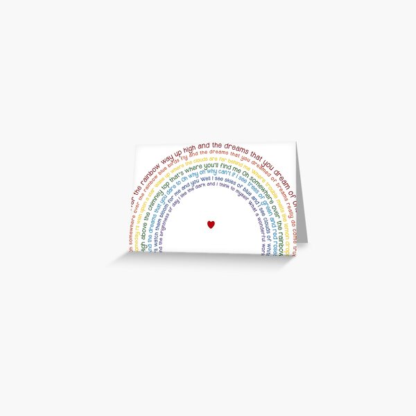 Item preview, Somewhere Over the Rainbow What a Wonderful World designed and sold by DesireeNguyen.