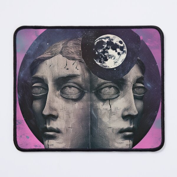 Item preview, Gemini Moon Collage designed and sold by deathxdesign.