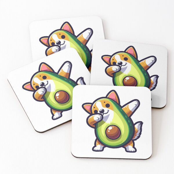 Item preview, Corgi Avocado Dabbing designed and sold by Designowner.