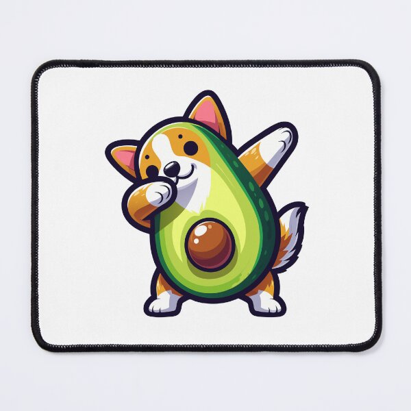 Item preview, Corgi Avocado Dabbing designed and sold by Designowner.
