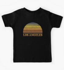 Vintage Los Angeles Sonnenuntergang Hemd Kinder T-Shirt