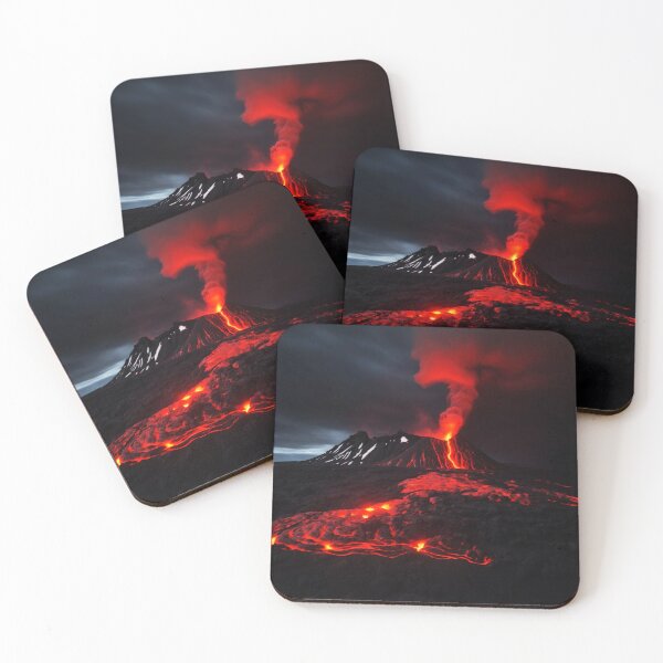 Item preview, Burst Of Lava in Iceland Volcano designed and sold by SassyArtistry.