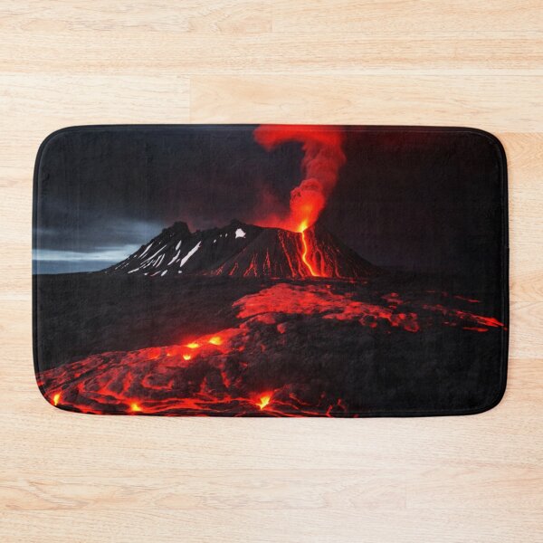 Item preview, Burst Of Lava in Iceland Volcano designed and sold by SassyArtistry.