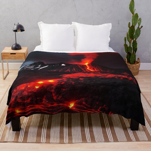 Item preview, Burst Of Lava in Iceland Volcano designed and sold by SassyArtistry.