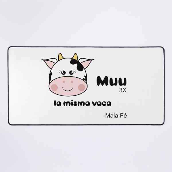 Vista previa del artículo con la obra «La Vaca Muú», diseñado y vendido por Rossy Garcia.