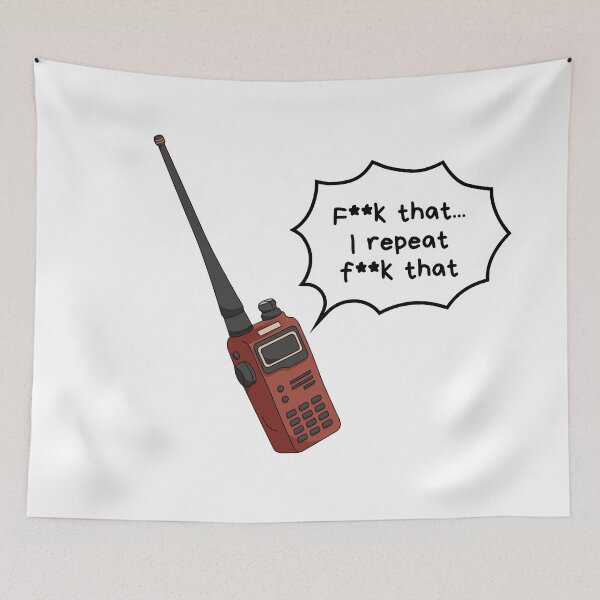 Item preview, F That I repeat, F that - Walkie Talkie designed and sold by Neadoodles.