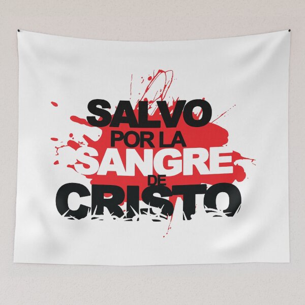 Item preview, Salvo por la Sangre de Cristo designed and sold by MDK Tees.
