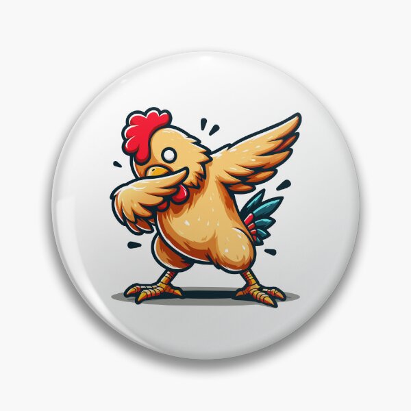 Item preview, Dabbing Rooster - Funky Chicken Dance designed and sold by Designowner.