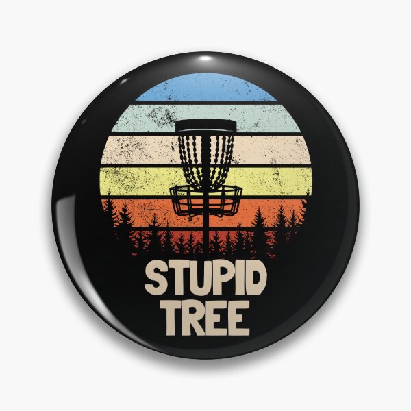 Item preview, Stupid Tree Disc Golf Retro Funny Disc Golf Player Disc Golf Gear designed and sold by DynamicDesign.