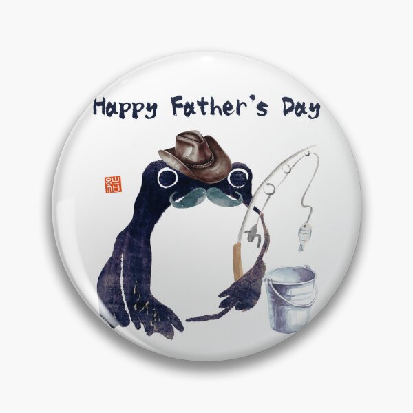 Item preview, Father's Day Fishing Frog designed and sold by YUI Works.