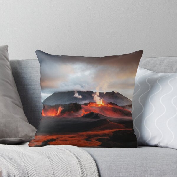 Item preview, Iceland Volcano Hot Burning Lava In Mountains designed and sold by SassyArtistry.