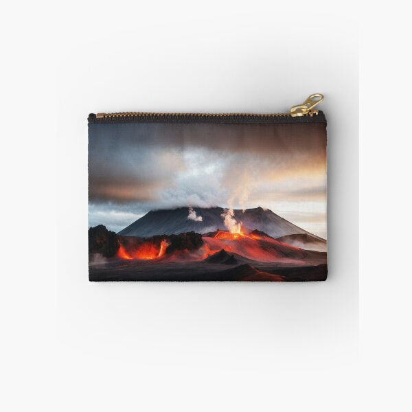 Item preview, Iceland Volcano Hot Burning Lava In Mountains designed and sold by SassyArtistry.