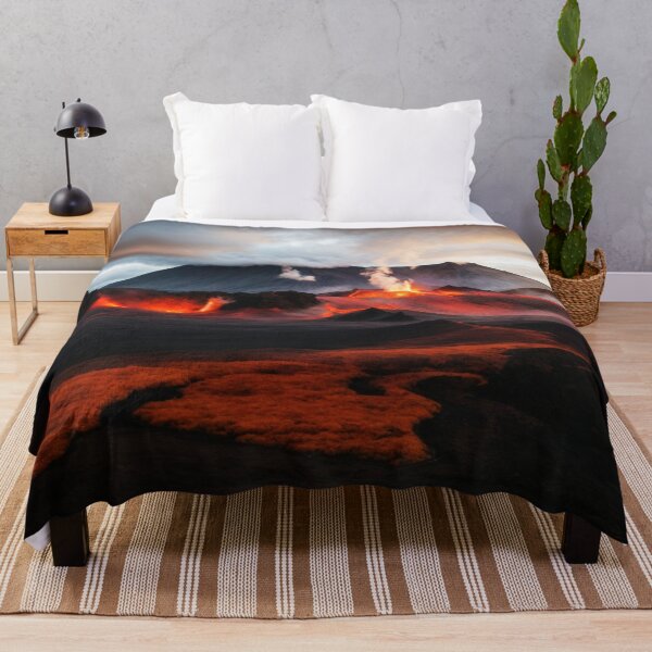 Item preview, Iceland Volcano Hot Burning Lava In Mountains designed and sold by SassyArtistry.