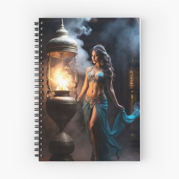 Item preview, A Beautiful Genie and her Magic Lantern - 1 designed and sold by nyathiwa.