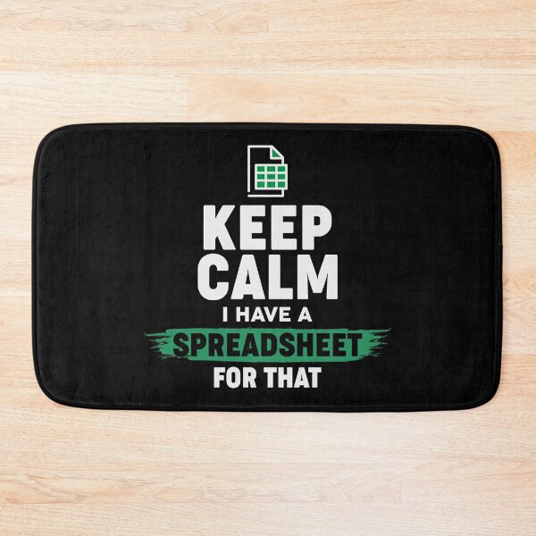 Item preview, Accountant Funny Excel Spreadsheets Lover Keep Calm designed and sold by tmerchtrends.