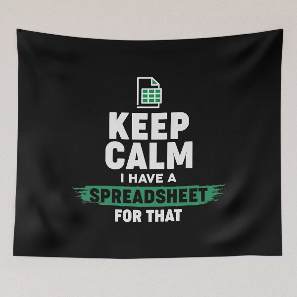 Item preview, Accountant Funny Excel Spreadsheets Lover Keep Calm designed and sold by tmerchtrends.