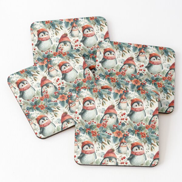 Item preview, Cute Christmas Penguins  designed and sold by CarpanaBay.