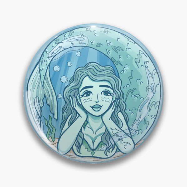 Item preview, Lyra Tides sirena en una burbuja designed and sold by LyraTides.