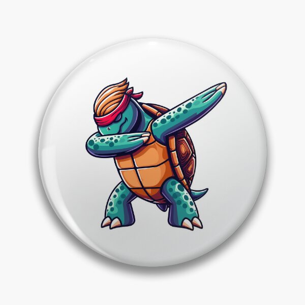 Item preview, Funky Turtle Dabbing Dance Art designed and sold by Designowner.