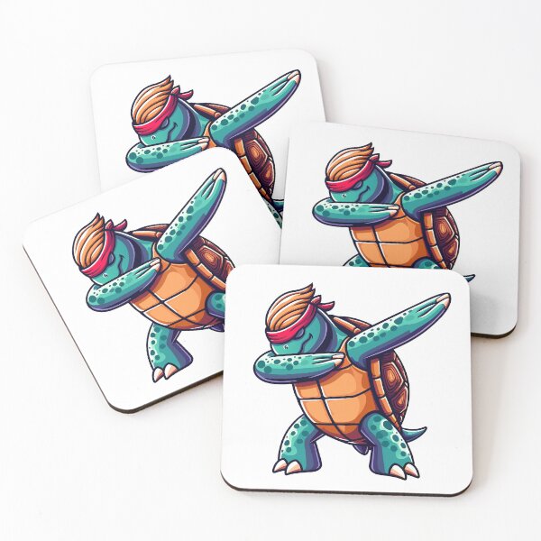Item preview, Funky Turtle Dabbing Dance Art designed and sold by Designowner.