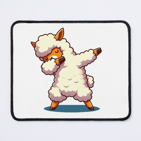 Item preview, Dabbing Llama - Whimsical Woolly Dance designed and sold by Designowner.
