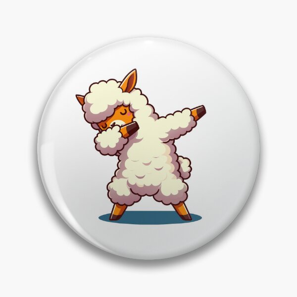 Item preview, Dabbing Llama - Whimsical Woolly Dance designed and sold by Designowner.