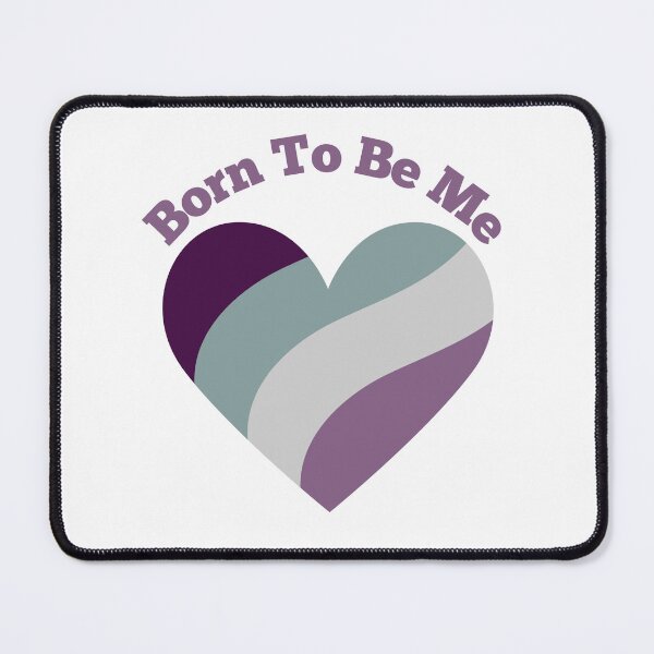 Item preview, Pride Hearts: Asexual - Born To Be Me designed and sold by RainbowStudios.