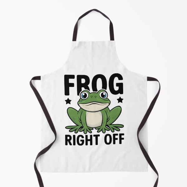 Item preview, Frog right off - froggy humor designed and sold by EvergreenWhimsy.